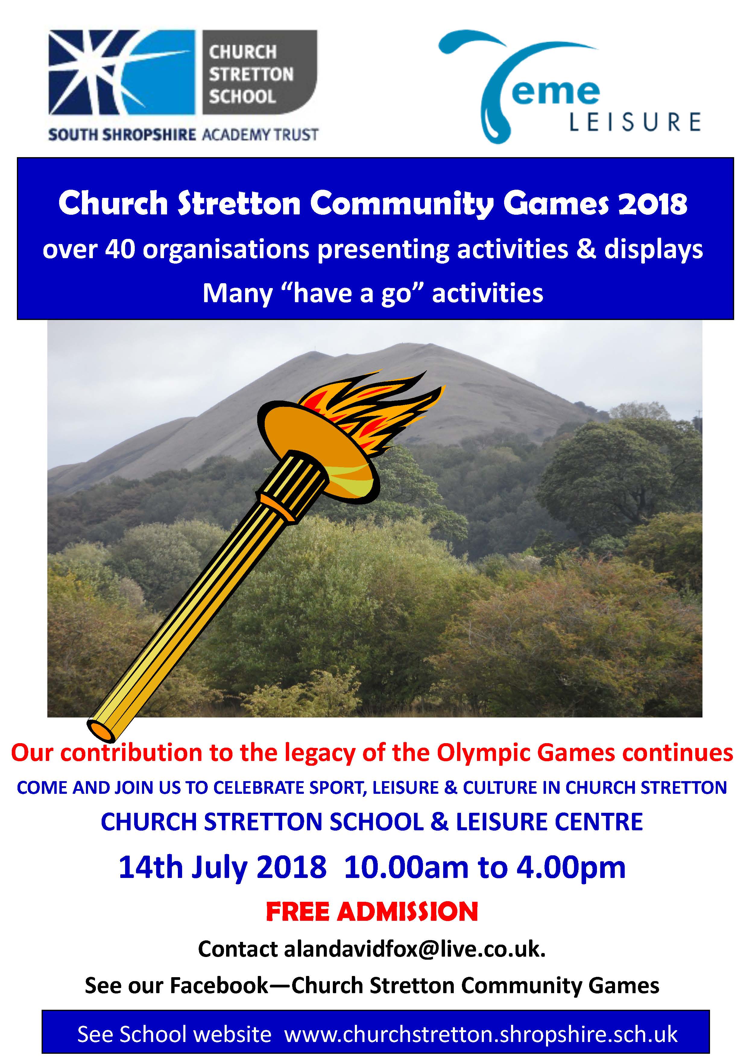 Community games poster 2018